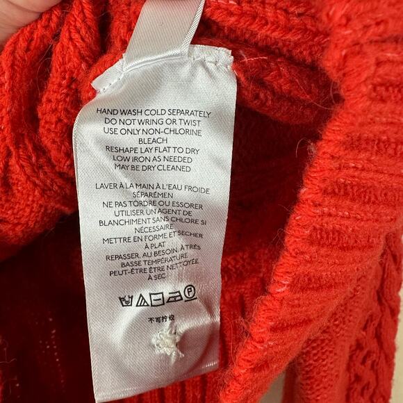 Maeve Anthropologie Chunky Cable Knit Cardigan S Twee Gilmore Coquette Granola - Picture 7 of 12